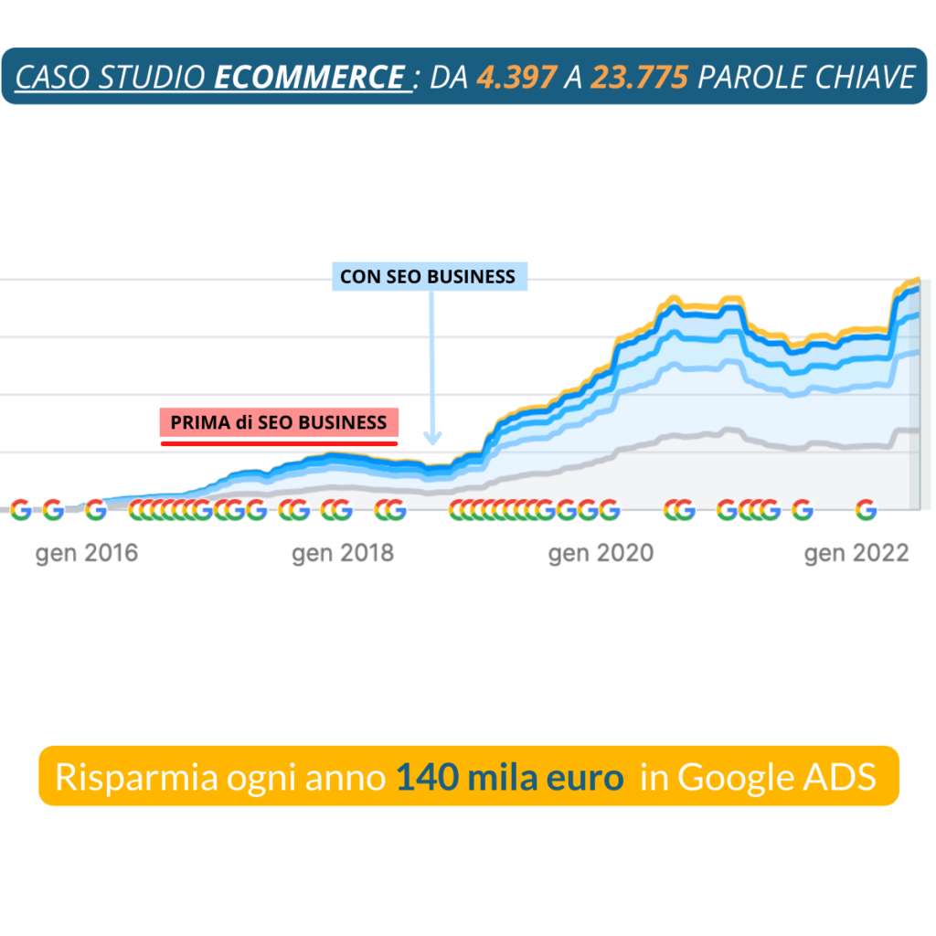 Conssulenza SEO - Caso studio eCommerce miglioramento posizionamento